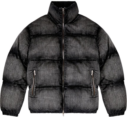 DIESEL FW24 漸層高領長袖羽絨外套 男女款 黑色 A160770ABCB-02 Order DIESEL FW24 漸層高領長袖羽絨外套 男女款 黑色 A160770ABCB-02