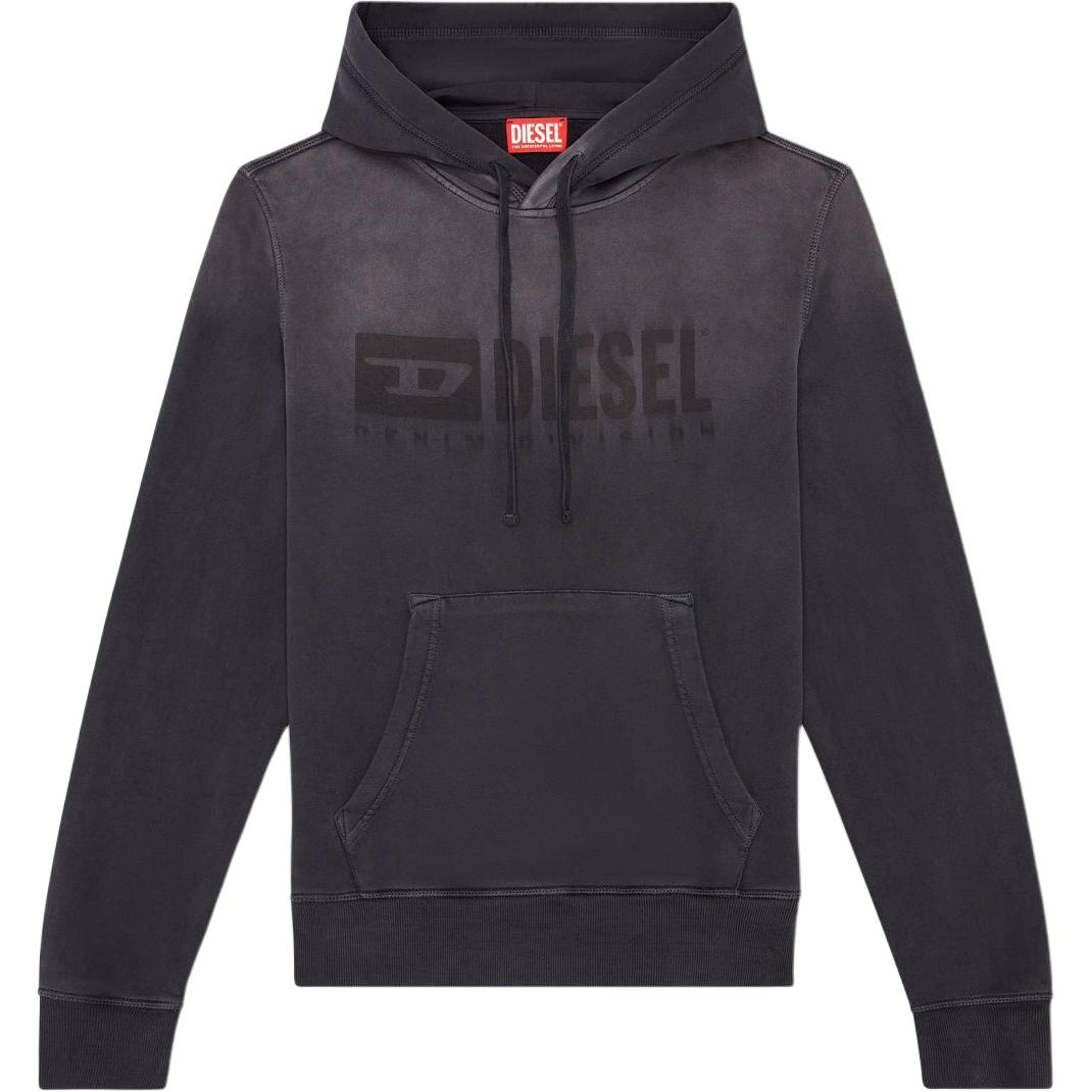 Diesel FW24 Gradient Logo Hoodie Black A140220KMAM-9XX