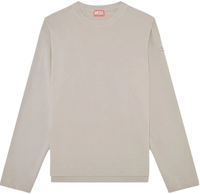 Diesel FW24 OVAL-D 寬鬆落肩灰色圓領長袖上衣 A098570IAJH-9BH Buy Diesel FW24 OVAL-D 寬鬆落肩灰色圓領長袖上衣 A098570IAJH-9BH