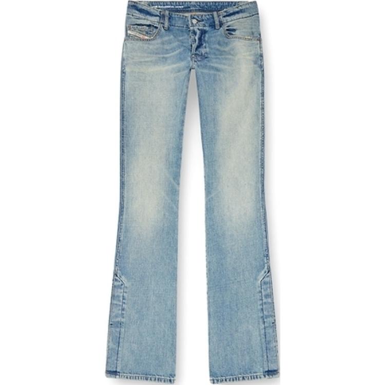 DIESEL FW24 Slim Fit Flared Cotton Denim Jeans Men Light Blue A137810GRDN-01 圖 2