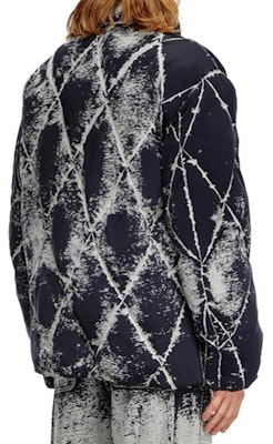 디젤 FW24 유니섹스 블랙 루즈핏 집업 긴팔 코튼 재킷 코트. A145110SKAB-9XX Purchase 디젤 FW24 유니섹스 블랙 루즈핏 집업 긴팔 코튼 재킷 코트. A145110SKAB-9XX