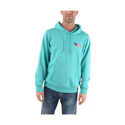 Diesel Graphic Print Casual Pullover Hoodie Men’s Blue A017180HAYT5II
