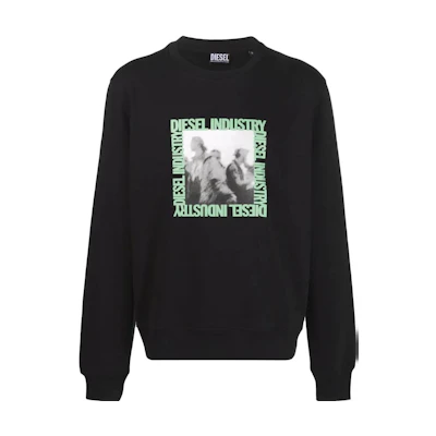 Diesel Graphic Print Sweatshirt Men’s Black A068590JFAV9XX