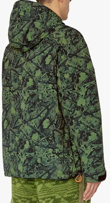 Diesel Green Pattern Print Hoodie Long Sleeve Jacket A113540BLAS-5KJ Shop Diesel Green Pattern Print Hoodie Long Sleeve Jacket A113540BLAS-5KJ
