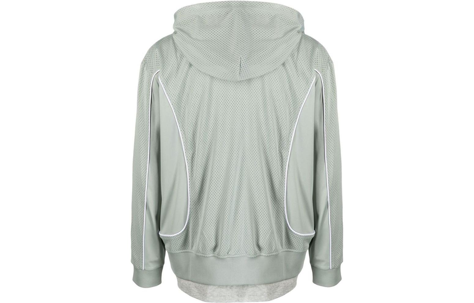 Lookbook Diesel Light Green Logo Hooded Zip-Up Jacket A083670HGAU-9BL