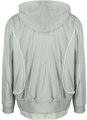 Diesel Light Green Logo Hooded Zip-Up Jacket A083670HGAU-9BL Lookbook Diesel Light Green Logo Hooded Zip-Up Jacket A083670HGAU-9BL