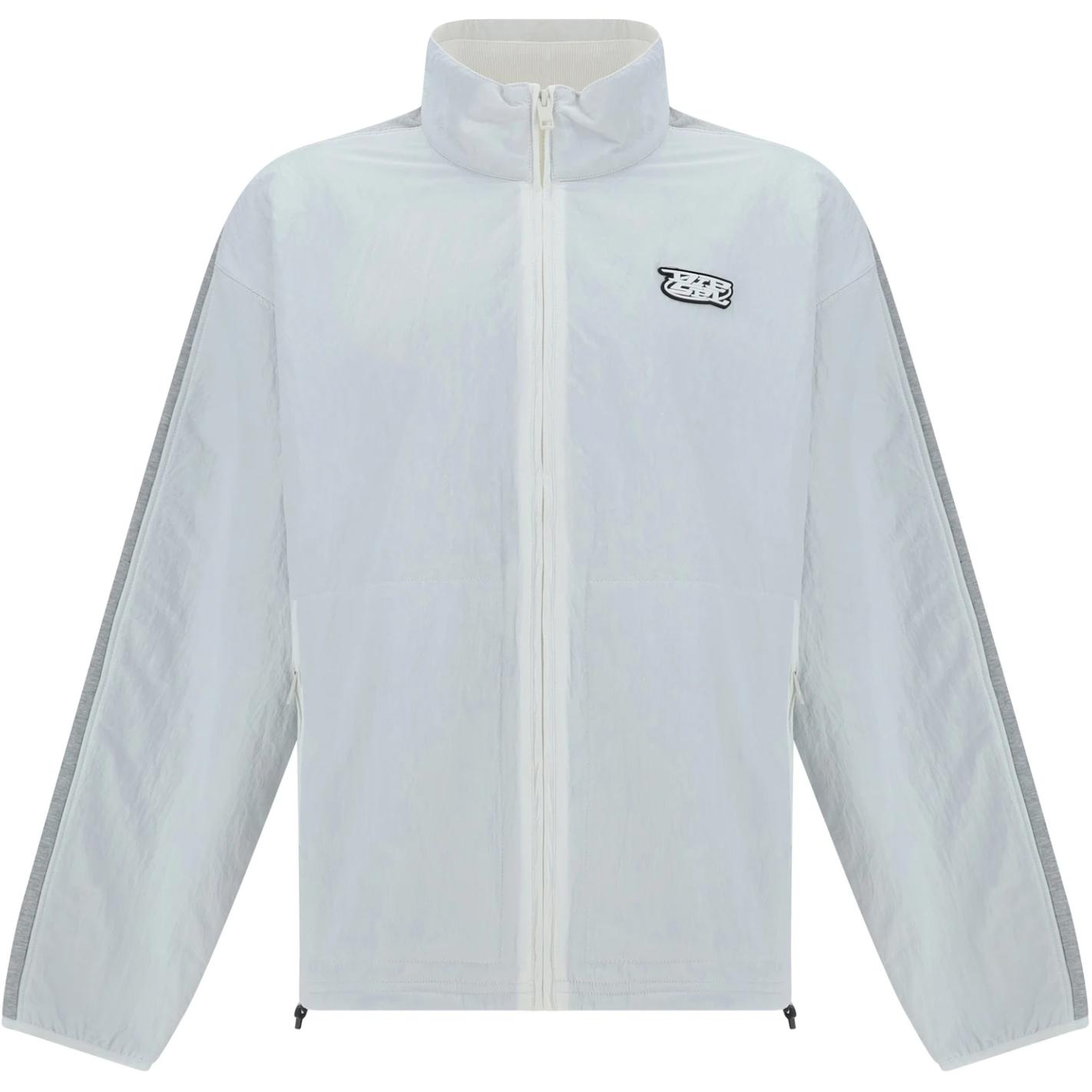 Diesel Logo Zip High-Neck Long-Sleeve Jacket - Off-White A127550WHAH141A-104