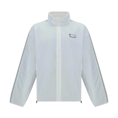 Diesel Logo Zip High-Neck Long-Sleeve Jacket - Off-White A127550WHAH141A-104