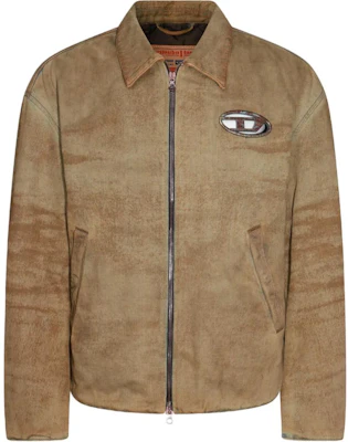 Diesel 米色長袖拉鍊Logo外套 A159030AJET01 Buy Diesel 米色長袖拉鍊Logo外套 A159030AJET01