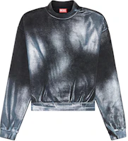 Diesel Metallic Faded Oversized Long-Sleeve Sweatshirt Unisex - Dark Blue A133970DPAQ-900A Diesel Metallic Faded Oversized Long-Sleeve Sweatshirt Unisex - Dark Blue A133970DPAQ-900A