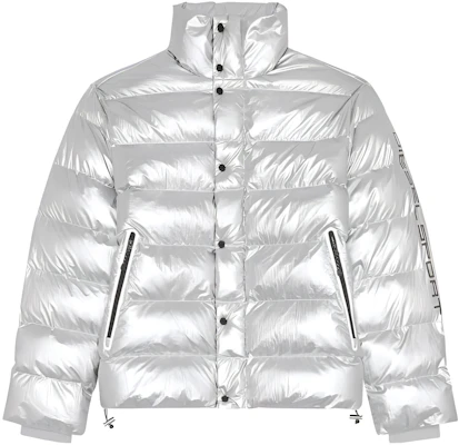 Diesel Metallic Gloss High-Neck Puffer Jacket Unisex - White A113490QFAN Buy Diesel Metallic Gloss High-Neck Puffer Jacket Unisex - White A113490QFAN