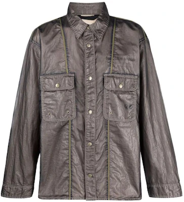 Diesel Metallic Shirt-Style Jacket Men’s Gray A03536-0LCAW-93R Buy Diesel Metallic Shirt-Style Jacket Men’s Gray A03536-0LCAW-93R