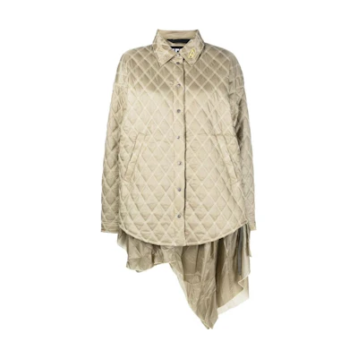 Diesel Olive Green Embroidered Logo Button-Up Long Sleeve Jacket A085860AIAQ-9AB