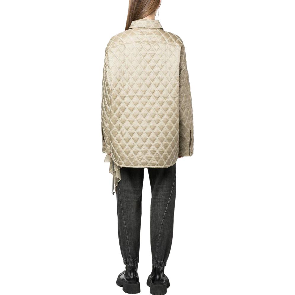 Purchase Diesel Olive Green Embroidered Logo Button-Up Long Sleeve Jacket A085860AIAQ-9AB