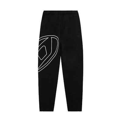 DIESEL OVAL-D Graphic Print Slim Straight Mid-Rise Pants Men - Black A113050GYCJ-9XX