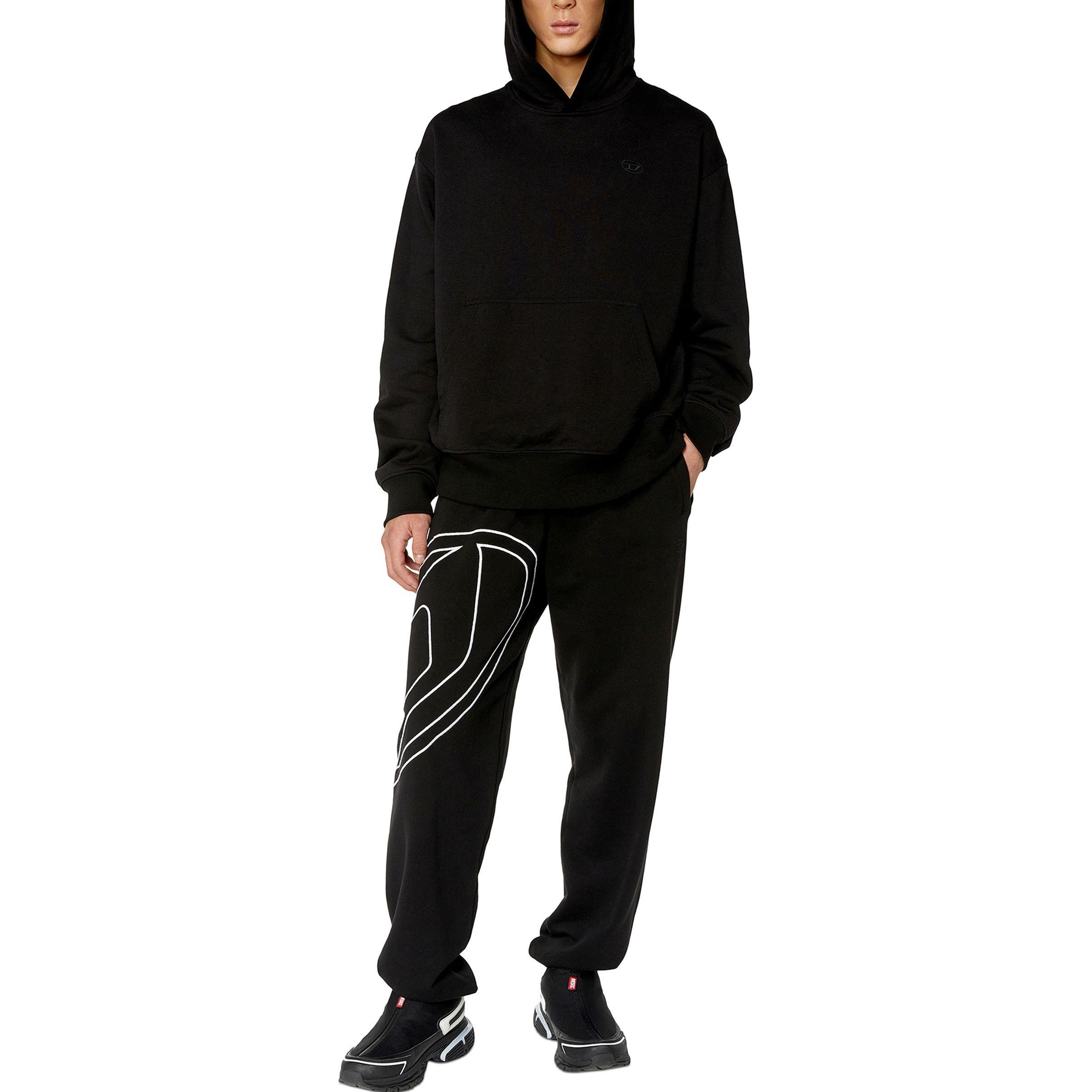 Lookbook DIESEL OVAL-D Graphic Print Slim Straight Mid-Rise Pants Men - Black A113050GYCJ-9XX