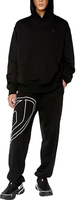 DIESEL OVAL-D Graphic Print Slim Straight Mid-Rise Pants Men - Black A113050GYCJ-9XX Lookbook DIESEL OVAL-D Graphic Print Slim Straight Mid-Rise Pants Men - Black A113050GYCJ-9XX