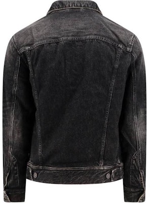 DIESEL OVAL-D Siri Jaket Kasual Berkolar Petak Bertutup Butang - Kelabu. A131500JGAE02 Lookbook DIESEL OVAL-D Siri Jaket Kasual Berkolar Petak Bertutup Butang - Kelabu. A131500JGAE02