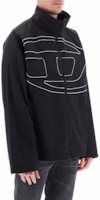 Lookbook DIESEL OVAL-D Series Printed Zip-Up Jacket Long Sleeve Black A126010AKAD-9XX