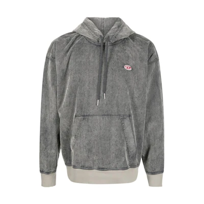 Diesel OVAL-D Series SS23 Vintage Loose Fit Pullover Sweatshirt Grey (Men) A03939068CF93L