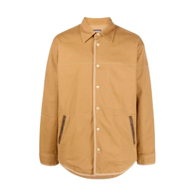 Diesel Oversized Solid Twill Shirt Jacket A061390PDAJ5DQ