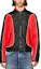 Purchase Diesel Red Patchwork Zip-Up Stand Collar Bomber Jacket A106750HJAD-42A