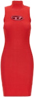 DIESEL Red Slim Fit Sleeveless High Neck Bodycon Dress A094630DLAX45C DIESEL Red Slim Fit Sleeveless High Neck Bodycon Dress A094630DLAX45C