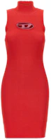Order DIESEL Red Slim Fit Sleeveless High Neck Bodycon Dress A094630DLAX45C
