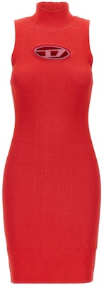 DIESEL红色修身无袖高领紧身连衣裙 A094630DLAX45C Order DIESEL红色修身无袖高领紧身连衣裙 A094630DLAX45C
