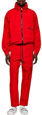 Diesel 紅色 SS24 寬鬆版拉鍊連帽外套 長袖外套 A027130HDAD-42A Lookbook Diesel 紅色 SS24 寬鬆版拉鍊連帽外套 長袖外套 A027130HDAD-42A