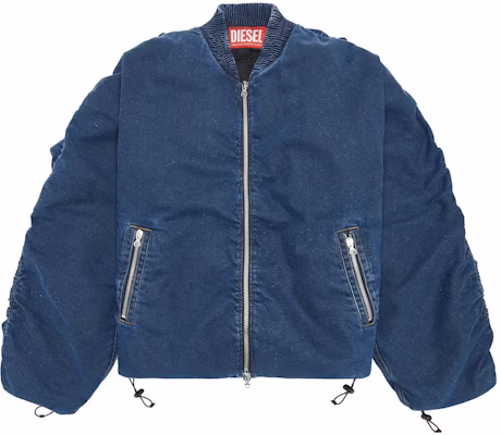 Diesel Rehab Denim Series Blue Oversized Bomber Jacket A0955909F39-01 Buy Diesel Rehab Denim Series Blue Oversized Bomber Jacket A0955909F39-01
