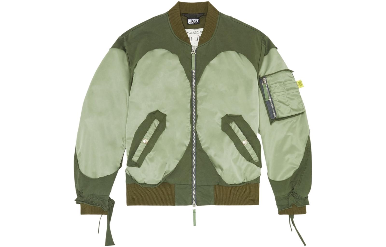 Diesel Ripped Long-Sleeve Utility Jacket A098360TGAN