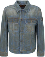 Diesel Slim Fit Blue Long-Sleeve Jacket with Collar A108470NLAL-01 Diesel Slim Fit Blue Long-Sleeve Jacket with Collar A108470NLAL-01