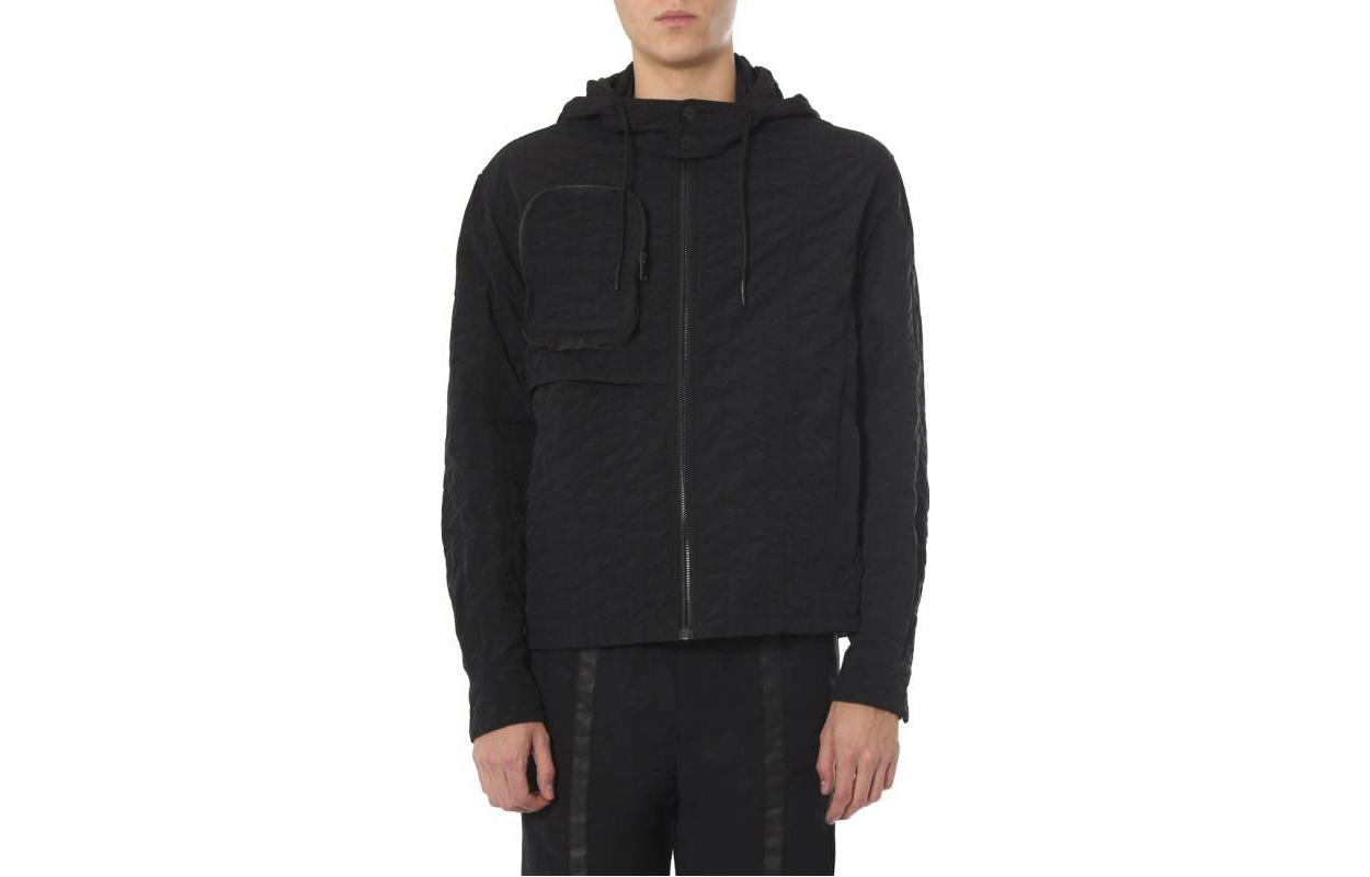 Diesel Solid Black Zip-Up Hoodie Jacket ACWSH03BLK900