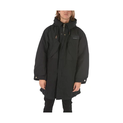 Diesel Solid Color Loose Straight Zip Jacket Black WMILESA030510LCAE9XX