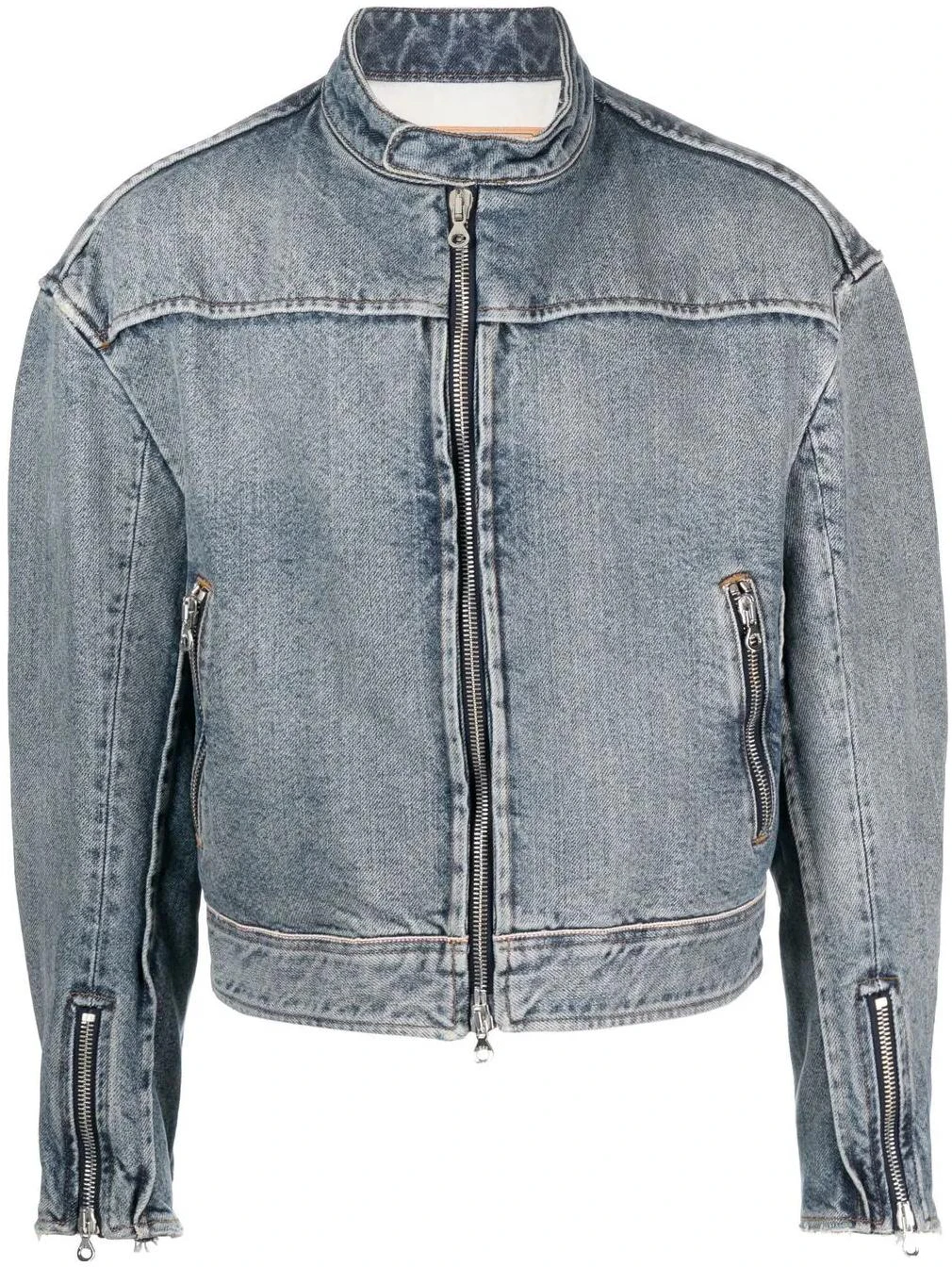 diesel-solid-color-stand-collar-zip-biker-jacket-a078040-ihas-01