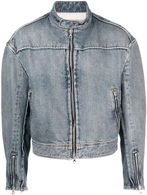 Diesel Solid Color Stand Collar Zip Biker Jacket A078040IHAS01 Buy Diesel Solid Color Stand Collar Zip Biker Jacket A078040IHAS01