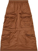 DIESEL Solid Color Utility Casual Long Skirt Khaki. A106640CKAJ-78V DIESEL Solid Color Utility Casual Long Skirt Khaki. A106640CKAJ-78V