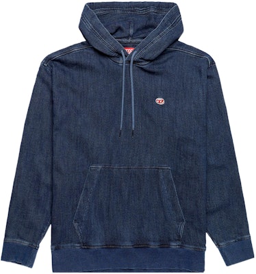 DIESEL SS22 蓝色标志长袖连帽衫. A0393909C3-001 Order DIESEL SS22 蓝色标志长袖连帽衫. A0393909C3-001