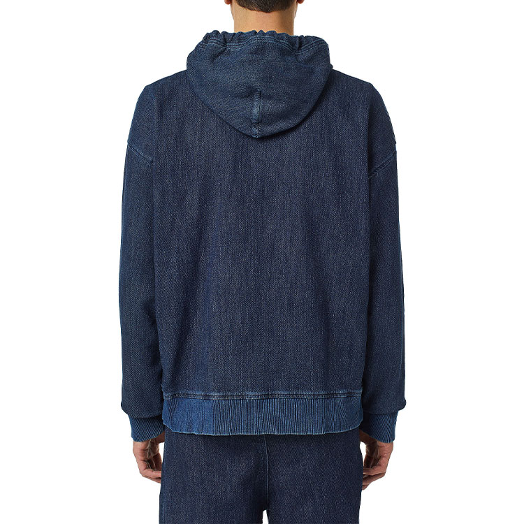 Purchase DIESEL SS22 蓝色标志长袖连帽衫. A0393909C3-001