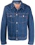Buy DIESEL SS22 Blue Solid Denim Jacket A03885007A501