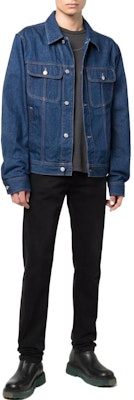 DIESEL SS22 Blue Solid Denim Jacket A03885007A501 Lookbook DIESEL SS22 Blue Solid Denim Jacket A03885007A501