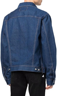 DIESEL SS22 Blue Solid Denim Jacket A03885007A501 Shop DIESEL SS22 Blue Solid Denim Jacket A03885007A501