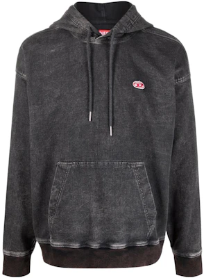 Diesel SS22 Black Cotton Sweatshirt with Logo Patch A03939069ZF02 Buy Diesel SS22 Black Cotton Sweatshirt with Logo Patch A03939069ZF02
