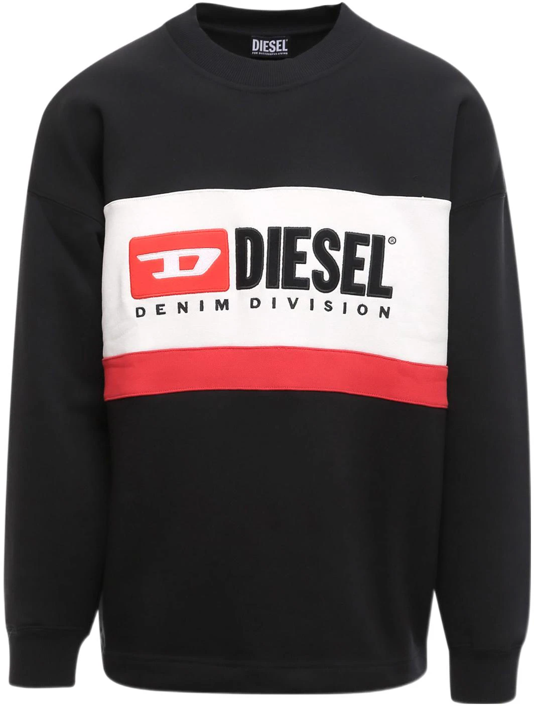 diesel-ss-22-black-crewneck-sweatshirt-with-logo-print-a037510-dfad-9-xxa