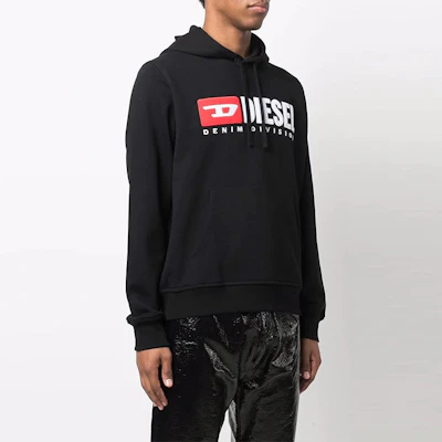 Diesel SS22 黑色連帽衫附Logo刺繡 A037570BAWT-9XX Shop Diesel SS22 黑色連帽衫附Logo刺繡 A037570BAWT-9XX