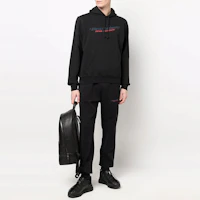 Lookbook Diesel SS22 Hoodie Hitam Logo Cetakan Pullover A037440AJIH-96B
