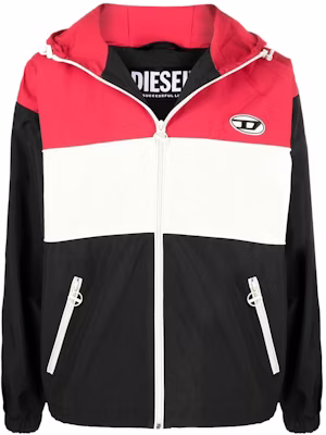 Diesel SS22 Colorblock Logo Patch Zip-Up Bomber Jacket Hoodie A035450JEAA9XXA Buy Diesel SS22 Colorblock Logo Patch Zip-Up Bomber Jacket Hoodie A035450JEAA9XXA