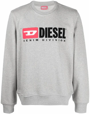 Diesel SS22 Kelabu Crewneck Pullover Sweatshirt dengan Logo Huruf. A037580BAWT9CB13 Order Diesel SS22 Kelabu Crewneck Pullover Sweatshirt dengan Logo Huruf. A037580BAWT9CB13