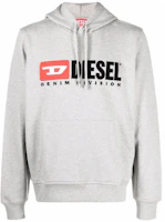 Diesel SS22 Grey Hoodie with Embroidered Logo A037570BAWT9CB Diesel SS22 Grey Hoodie with Embroidered Logo A037570BAWT9CB